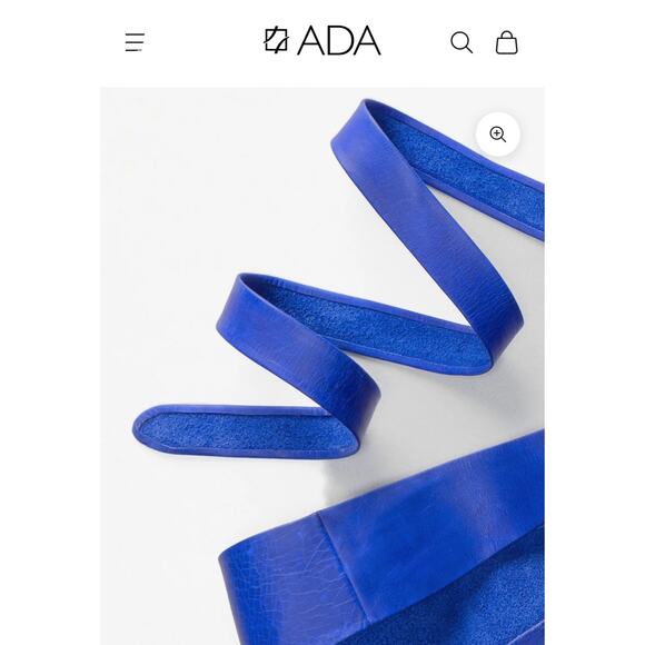 ADA Boho Lagenlook Western Pink Taupe Colorblock Distress Leather Wrap Belt NWT - Picture 10 of 10